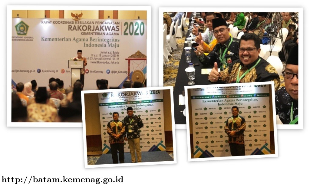 Kakankemenag Batam Hadiri Rakorjakwas Tahun 2020