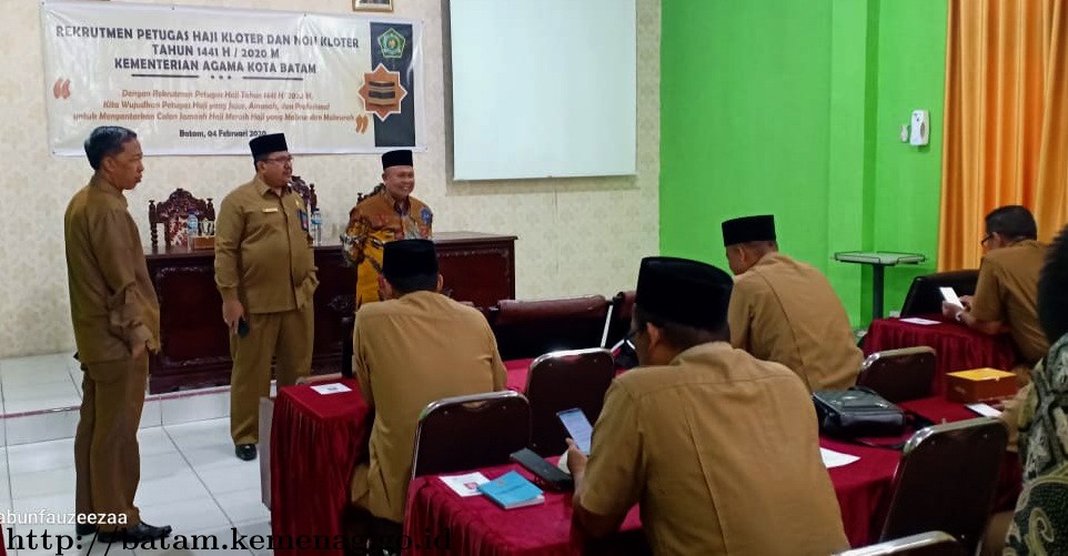 16 Pegawai Dilingkungan Kemenag Batam Ikuti Test Rekrutmen Petugas Haji Kloter dan Non Kloter