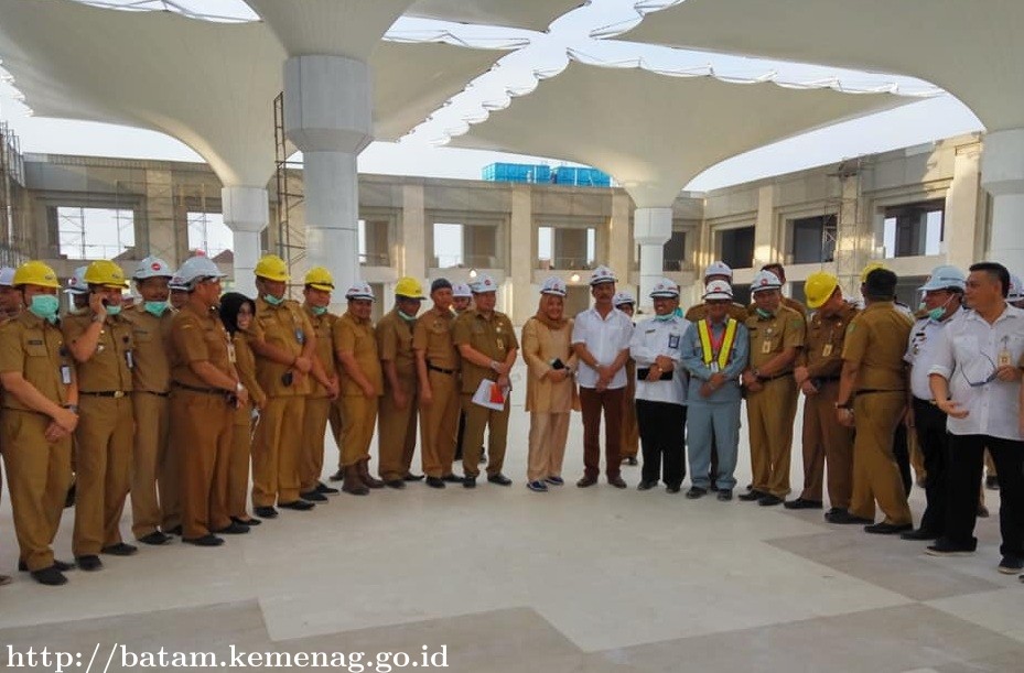Zulkarnain Umar: Dampingi Walikota Batam Tinjau Progress Masjid Sultan Mahmud Riayat Syah