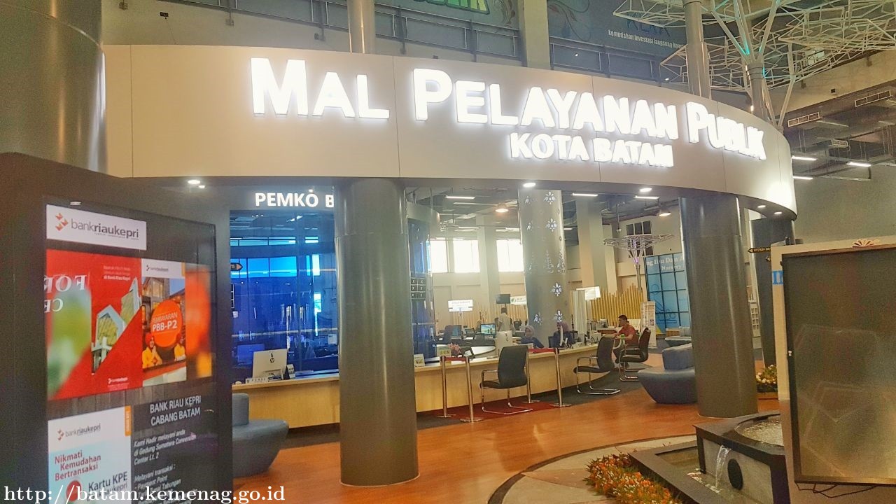 Mulai Hari Ini, Kemenag Batam Siapkan Petugas Di Mall Pelayanan Publik Kota Batam